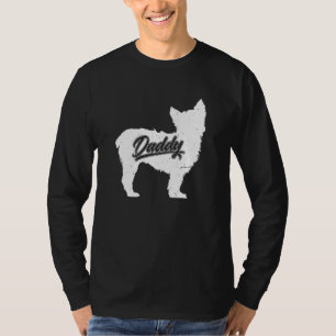 Mens Yorkshire Terrier Daddy Papa Fathers Of Yorks T-Shirt
