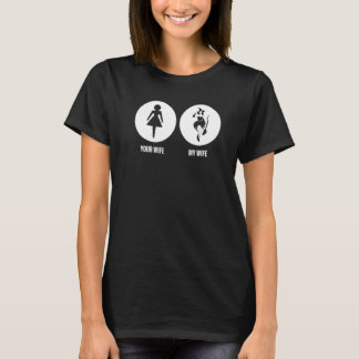 Mens Your Wife My Wife Halloween Sexy Witch For Hu T-Shirt