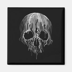 Mens Zombie Hunter Scary Halloween Magnet