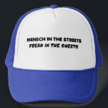 mensch trucker hat<br><div class="desc">Hat Template</div>