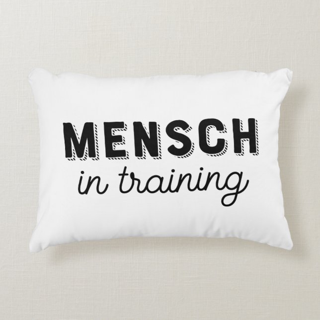 Mensque en formation Coussin d'accissement en pépi (Devant)