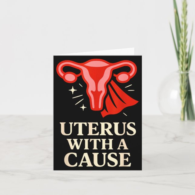 Menstrual pride normalize periods reproductive card (Front)