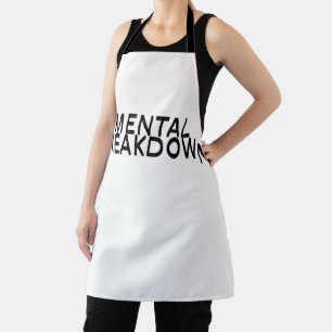 Mental Breakdown Industrial Heavy Duty Canvas Apron