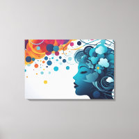 Mental health abstract art
