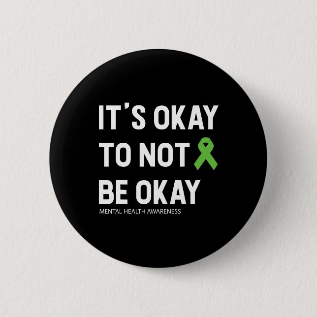 Mental Health Awareness 1  2 Inch Round Button (Front)