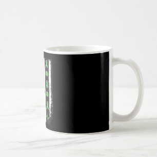 Mental health awareness american flag green ribbon coffee mug