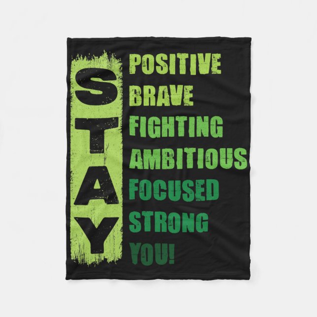 Mental Health Awareness Apparel Cothings Men Women Fleece Blanket (Front)