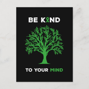 Mental Health Awareness Be Kind To Your Mind Postcard