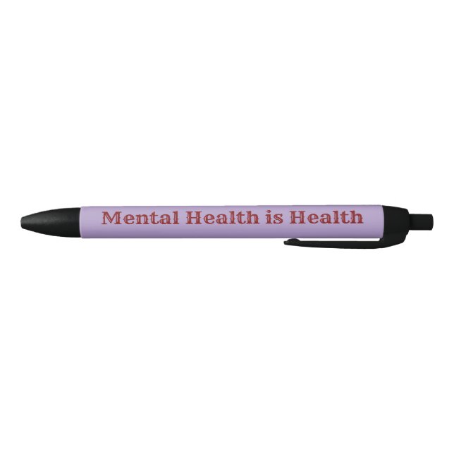 Mental Health Awareness  Black Ink Pen (Bottom)