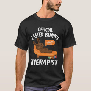 Mental Health Awareness Chocolate Bunny Funny East T-Shirt