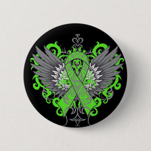 Mental Health Awareness Cool Wings 2 Inch Round Button