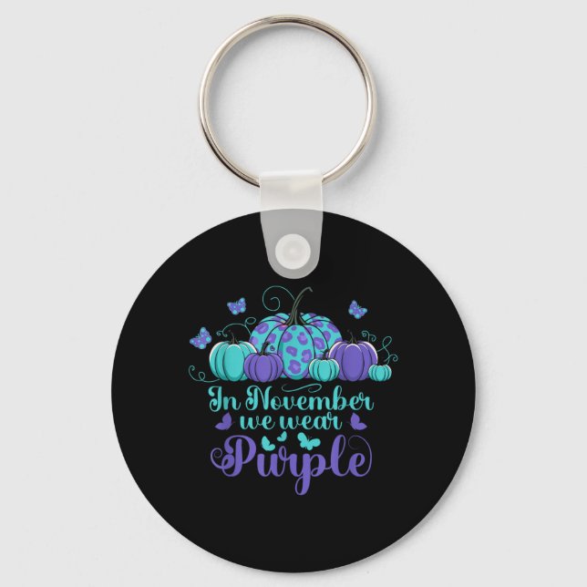 Mental Health Awareness Creative Keychain (Front)