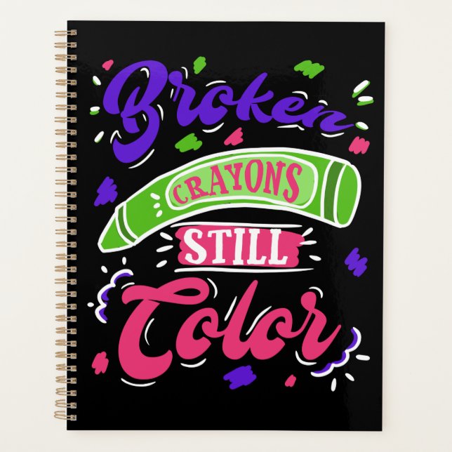 Mental Health Awareness Depression Anxiety Planner (Front)