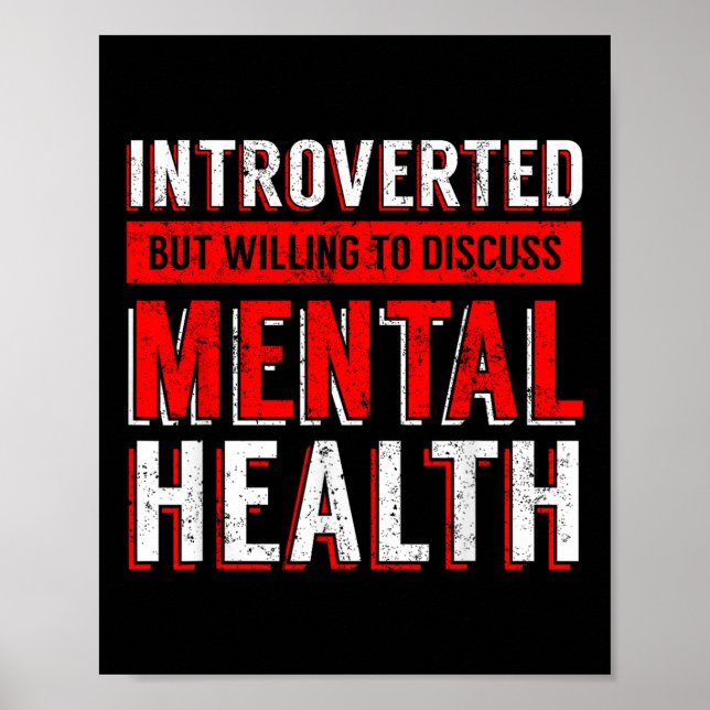 Mental Health Awareness Depression  Poster (Front)