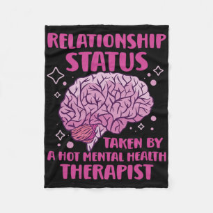 Mental Health Awareness Depression Suicide Prevent Fleece Blanket