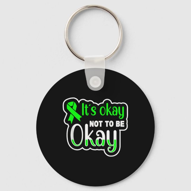 Mental Health Awareness Design  Keychain (Front)