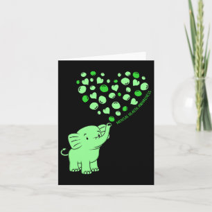 Mental Health Awareness Elephant Hearts Supporter Card