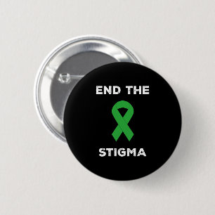 Mental Health Awareness End The Stigma 2 Inch Round Button
