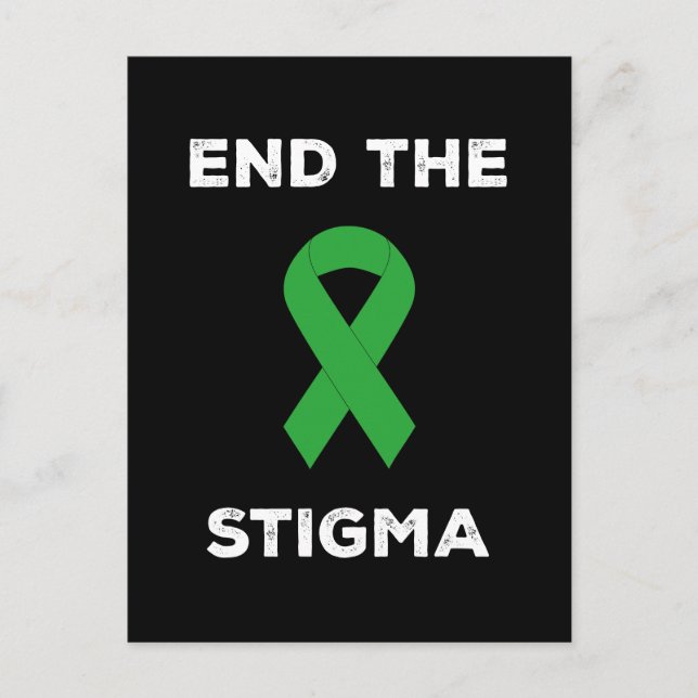 Mental Health Awareness End The Stigma Postcard (Front)