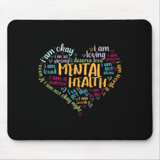 Mental Health Awareness Gifts Depression  Mouse Pad