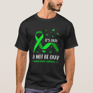 Mental Health Awareness Green Ribbon T-Shirt