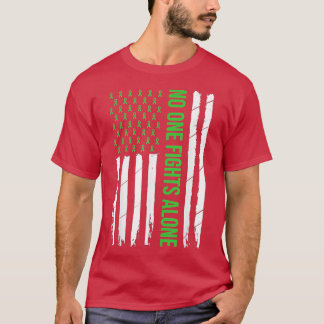 Mental Health Awareness Green Ribbon  T-Shirt