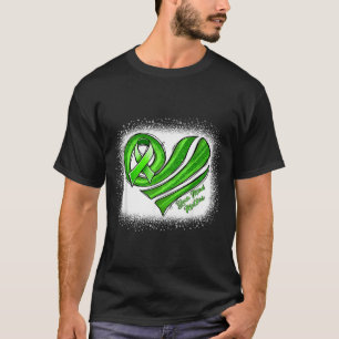 Mental Health Awareness Heart Green Mental Health T-Shirt