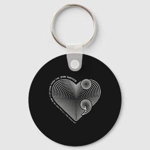 Mental Health Awareness Heart Semi-colon Anti Suic Keychain