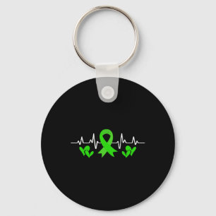 Mental Health Awareness Heartbeat Mental Therapist Keychain