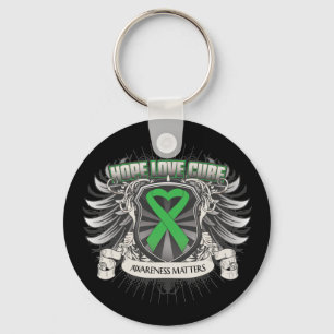 Mental Health Awareness Hope Love Cure Keychain