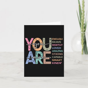 Mental Health Awareness Illness Anxiety Empowered  Card