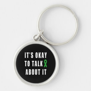 Mental Health Awareness It's Okay To Talk About It Keychain