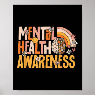 Mental Health Awareness Mental Illness Therapist C Poster