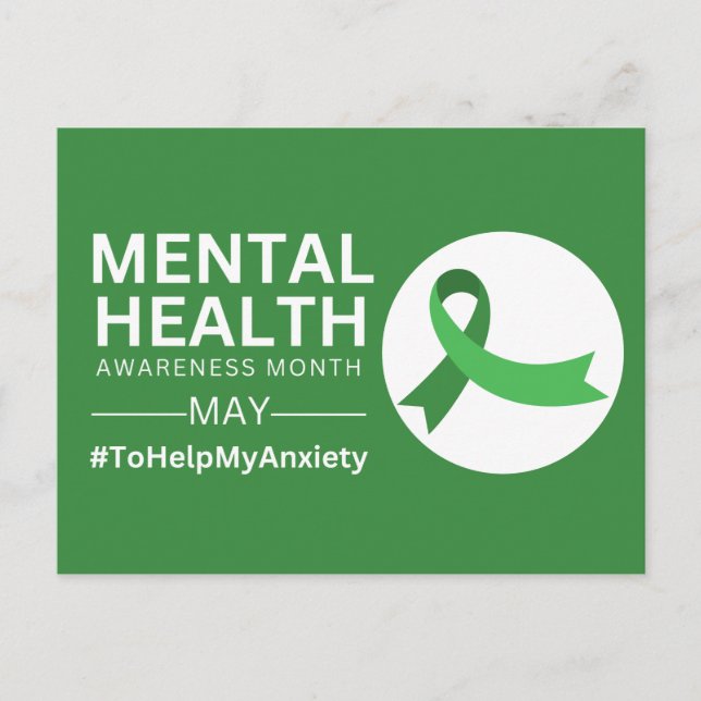 Mental Health Awareness Month 2023 | Anxiety Postcard (Front)