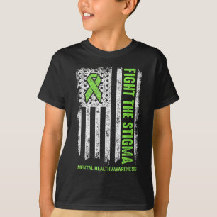 Mental Health Awareness Month Fight The Stigma Men T-Shirt