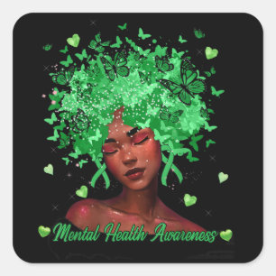 Mental Health Awareness Month It's Ok Not To Be Ok Square Sticker