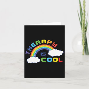 Mental Health Awareness Month Therapy Is Cool Posi Card