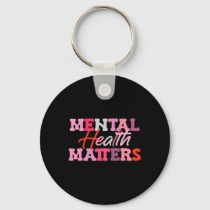 Mental Health Awareness National Stress Awareness Keychain