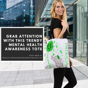 Mental Health Awareness Personalized Tote