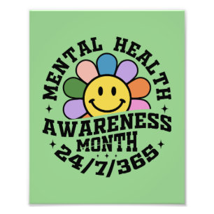 Mental Health Awareness Photo Print