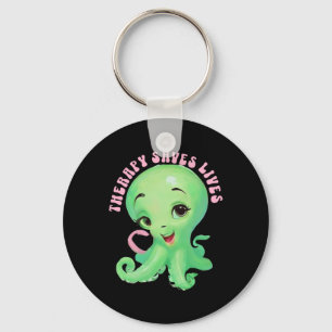 Mental Health Awareness Positivity Therapy Self Ca Keychain