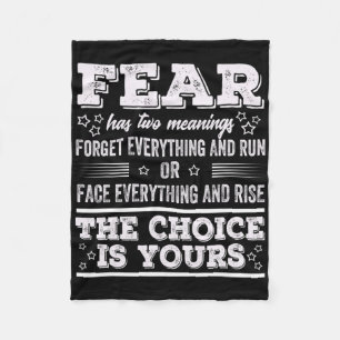 Mental Health Awareness Quote For Women Christian  Fleece Blanket