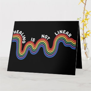 Mental Health Awareness Rainbow LGBTQ Card
