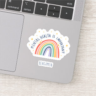 Mental Health Awareness Rainbow Personalized