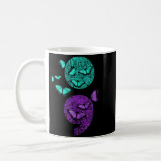 Mental Health Awareness Semicolon Butterflies Coffee Mug