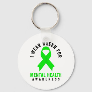 Mental Health Awareness Shirt - World Mental Healt Keychain