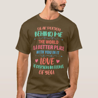 Mental Health Awareness Shirts Dear Person Behind 