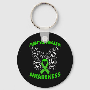 Mental Health Awareness Social Anxiety Mental Ther Keychain