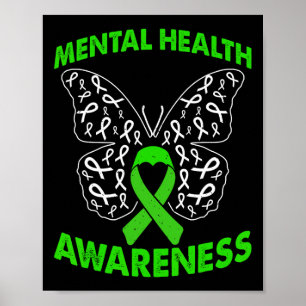 Mental Health Awareness Social Anxiety Mental Ther Poster