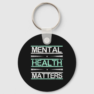 Mental Health Awareness Stigma Keychain